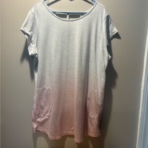 Ideology Light Gray T-Shirt Dress